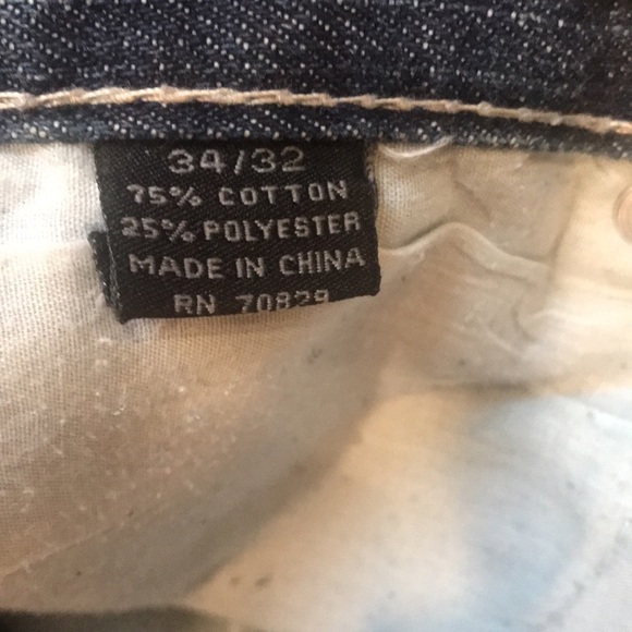 Carbon Blue Denim Jeans size 34 x32 - Picture 5 of 9